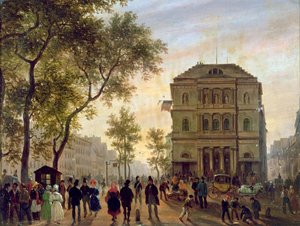 Boulevard Saint-Martin och Theatre de l